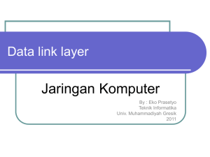 Jarkom2011-Data Link Layer