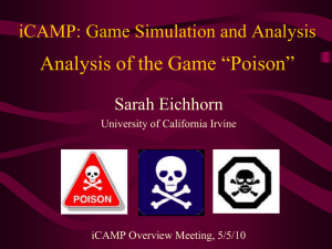 Mathematics of Poison - University of California, Irvine