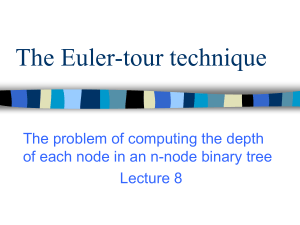 The Euler-tour technique
