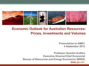 prices, investments and volumes