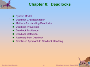 Chapter 8 Deadlock Detection