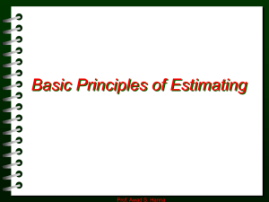 Estimation Basic