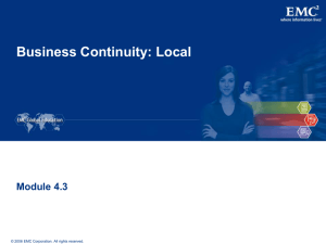 Business Continuity Local