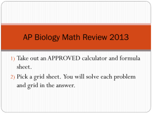 05 AP Math Review PPT