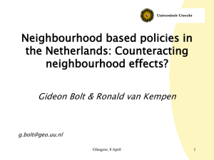 Presentation - Neighbourhood Effects