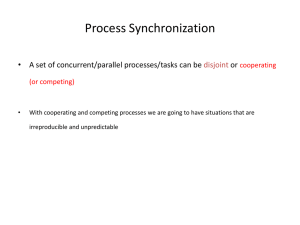 Process Synchronization 1