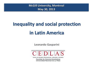 Inequality and social protection in Latin America