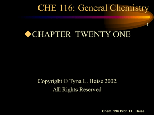 CHAPTER 4 - Mr. Donohue`s Chemistry