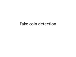 Fake coin detection