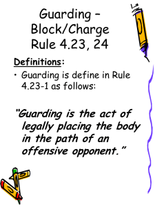 Rule-13-Guarding-Block-Charge