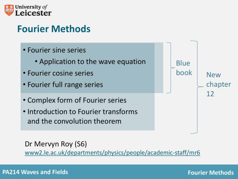 Fourier Series Lecture 1