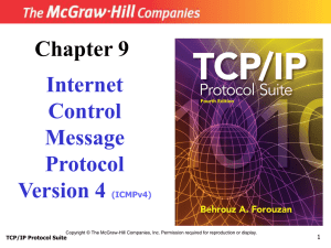 Internet Control Message Protocol (ICMPv4)