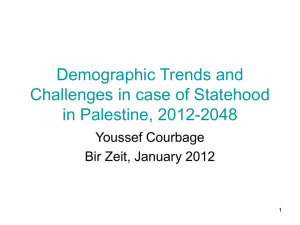 Demographic Trends and Challenges in case of Statehood in