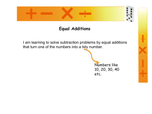 Equal-Additions