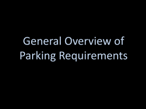 Parking Requirements