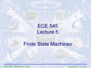 lecture5_FSM - George Mason University ECE Home Page