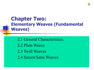 Elementary Weaves