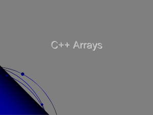 Arrays