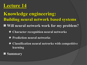 Building neural network based systems