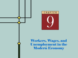 Workers, Wages and Unemployment in the Modern Economy