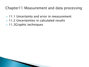 Chapter11 Measurement and data processing