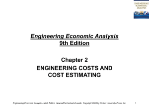 Engineering Economic Analysis - 9th Edition