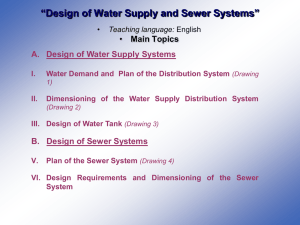 Design of Water Supply and Sewer Systems