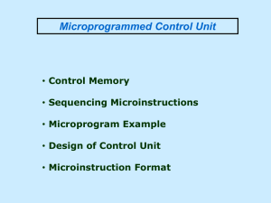 Control Memory