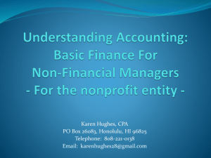 Nonprofit Taxation & Accounting