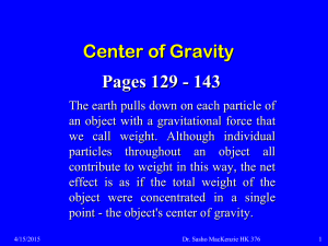 017 Center of Gravity