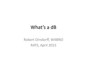 What`s a dB