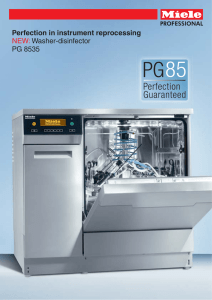 Perfection in instrument reprocessing NEW:Washer