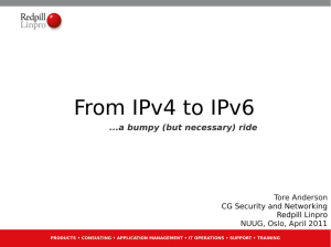 From IPv4 to IPv6