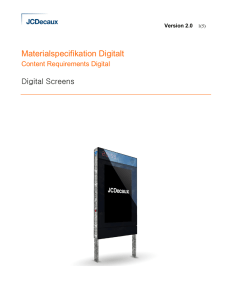 Materialspecifikation Digital