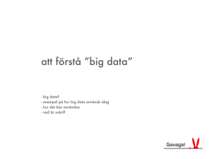 att förstå ”big data”