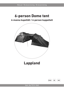 6-person Dome tent Lappland