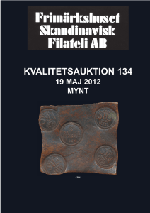 Auktion 134 maj 2012