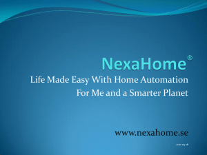 NexaHome - Presentation