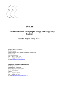 An International Antiepileptic Drugs and Pregnancy Registry