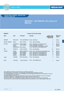 Voeding-Dimmer Overzicht MM04224