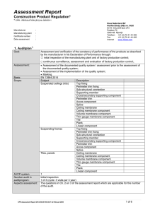 Assessment Report - Kiwa diensten