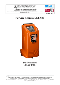 Service Manual A/C930