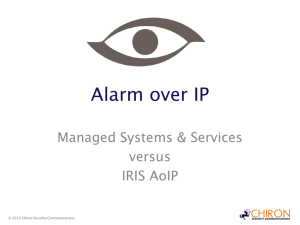 Alarm over IP