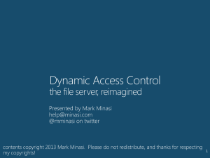 Dynamic Access Control