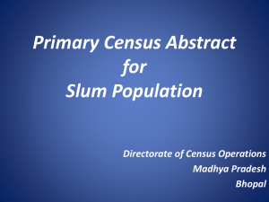 03. presentation on slum population