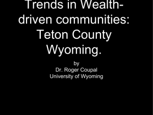 A Comparative Analysis of Trends and Sources of wealth income in