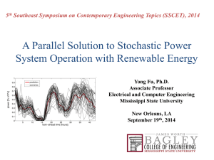 A Parallel Solution to Stochastic Power System Operation - UNO-EF