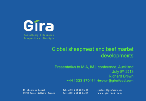 Présentation du groupe GIRA - Meat Industry Association of New