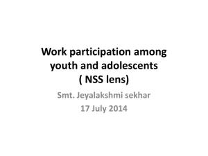 participation among Youth and Adolescents