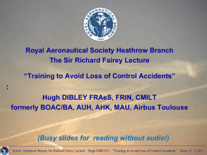 Hugh Dibley - Training to Avoid Loss of Control In